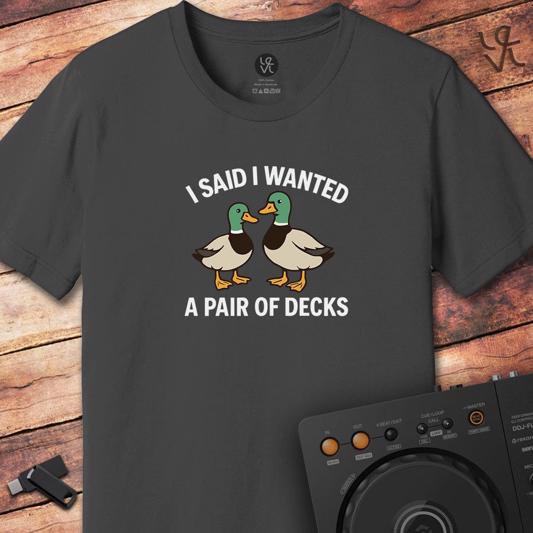 A pair of Decks DJ T-Shirt