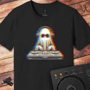 Halloween Ghost DJ T-Shirt