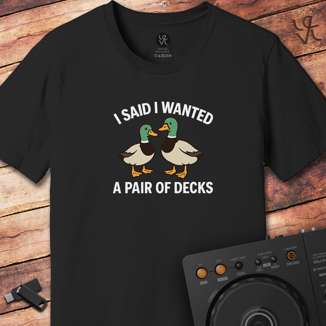 A pair of Decks DJ T-Shirt