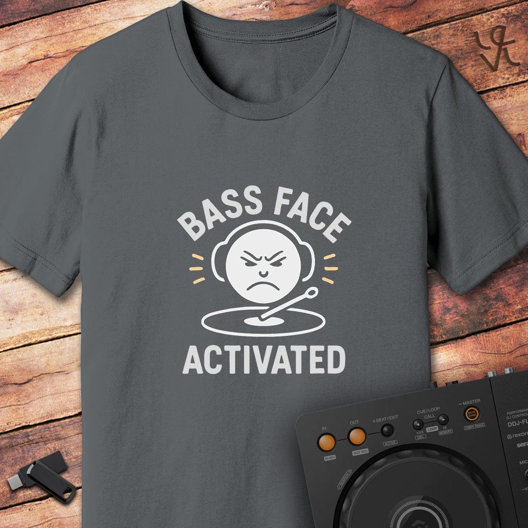 Bass face activated DJ T-Shirt