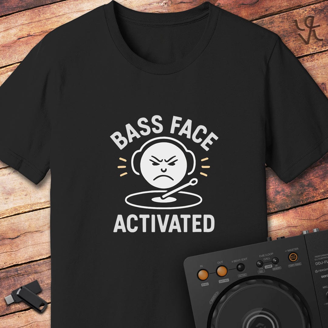 Bass face activated DJ T-Shirt