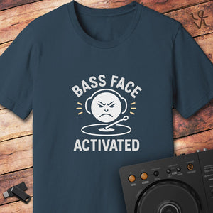Bass face activated DJ T-Shirt