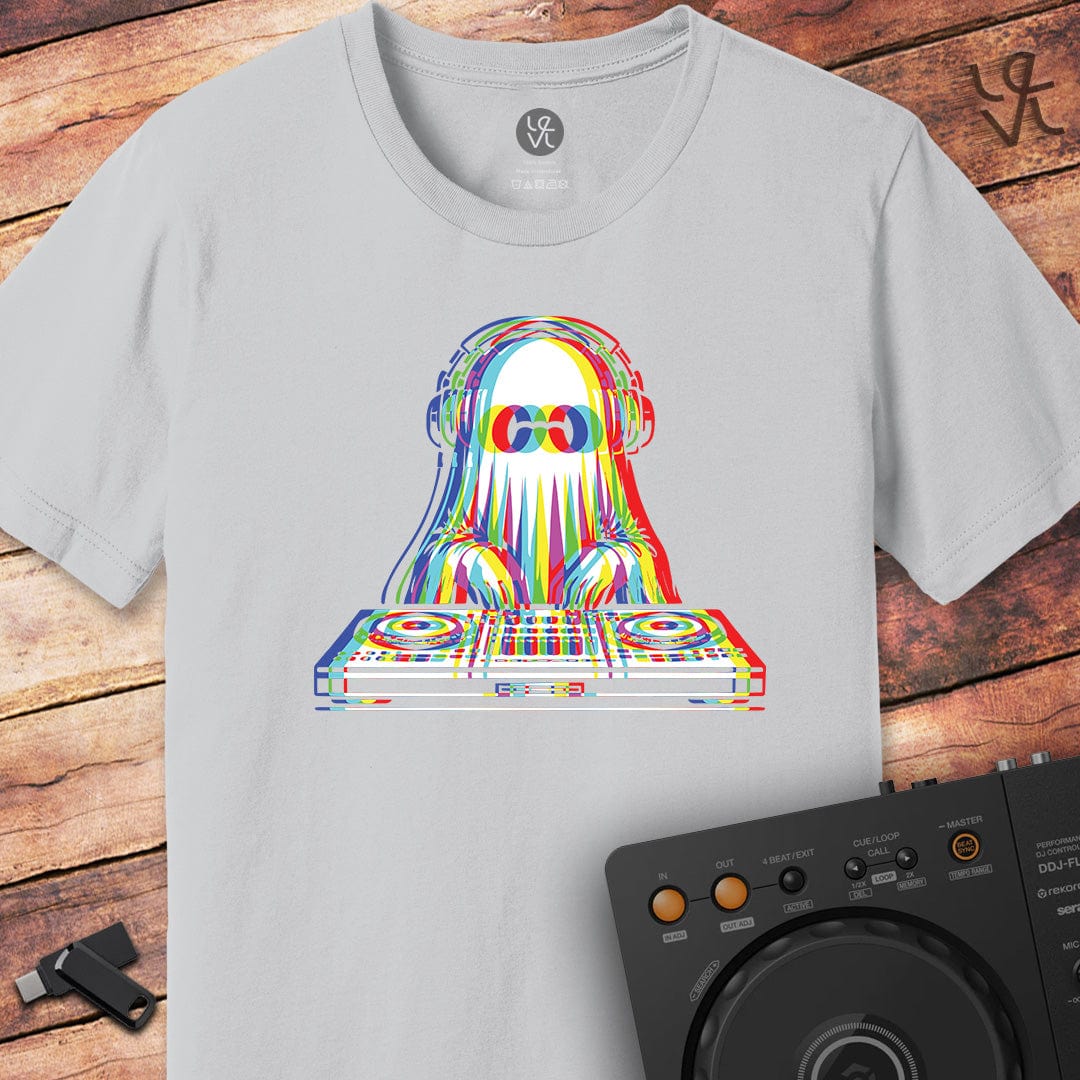Halloween Ghost DJ T-Shirt