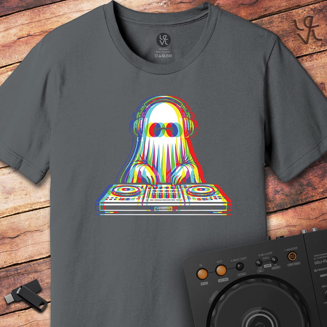Halloween Ghost DJ T-Shirt