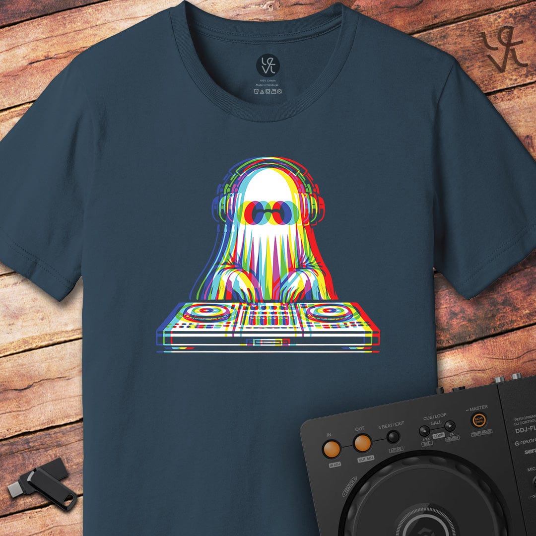 Halloween Ghost DJ T-Shirt