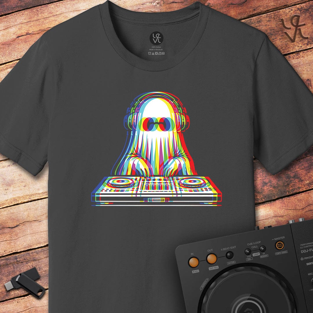 Halloween Ghost DJ T-Shirt
