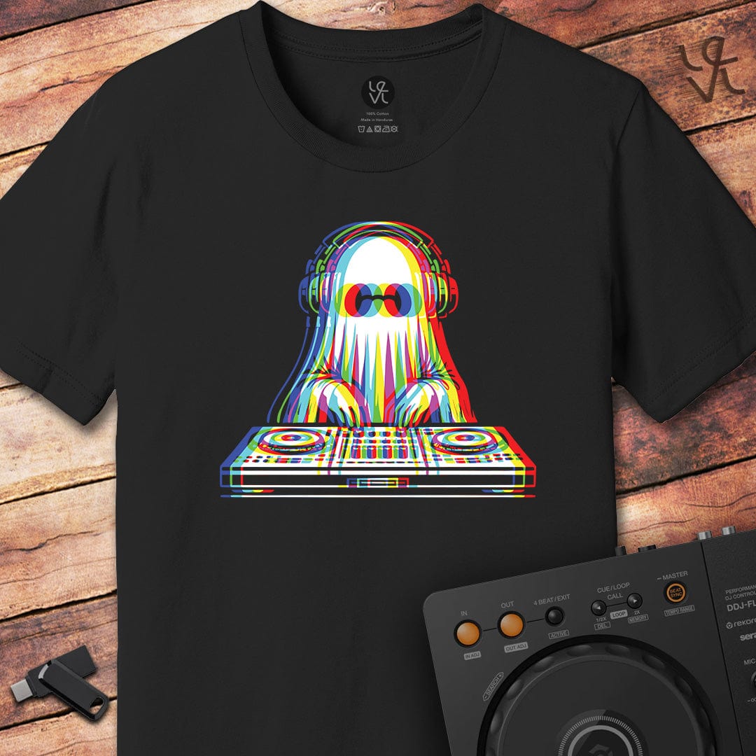 Halloween Ghost DJ T-Shirt