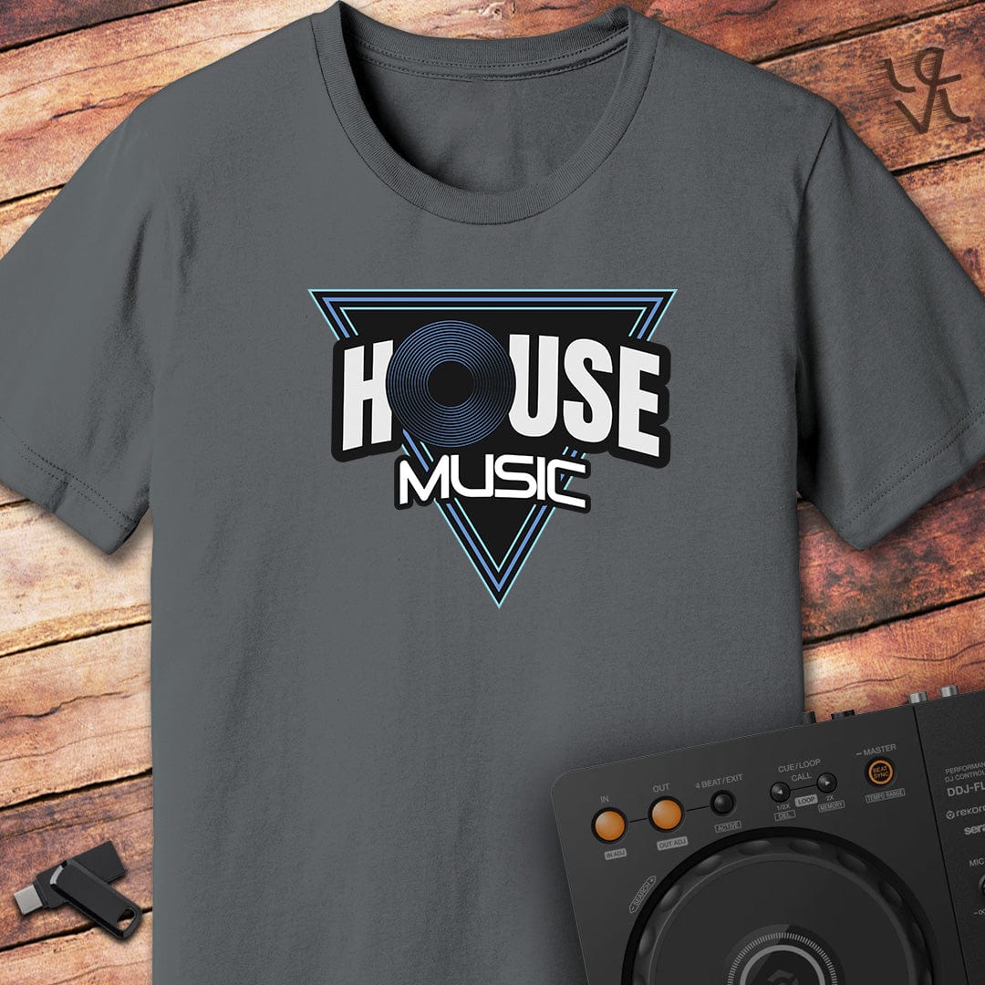 House Music Vinyl Logo T-Shirt