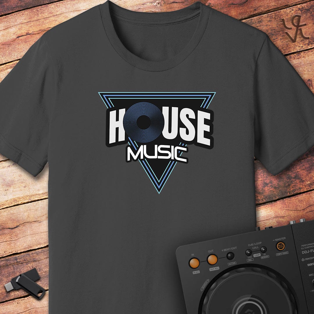 House Music Vinyl Logo T-Shirt