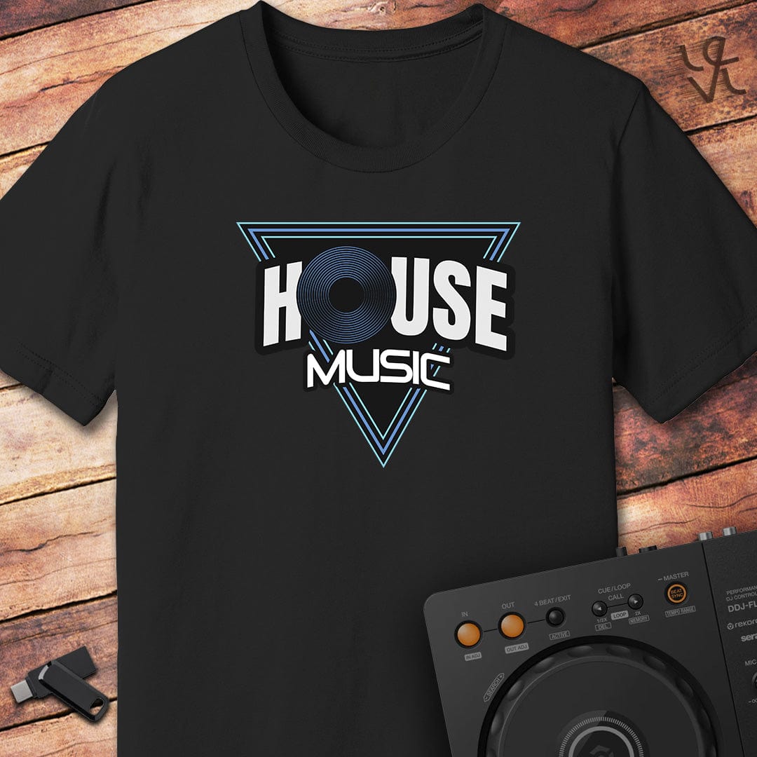 House Music Vinyl Logo T-Shirt