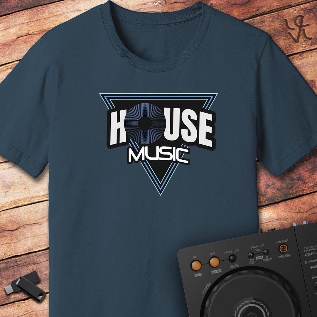 House Music Vinyl Logo T-Shirt