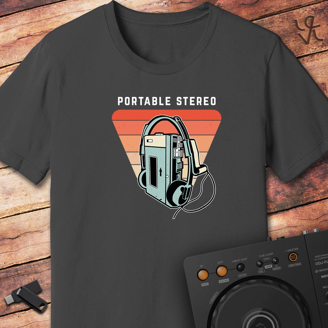 Portable Stereo DJ T-Shirt