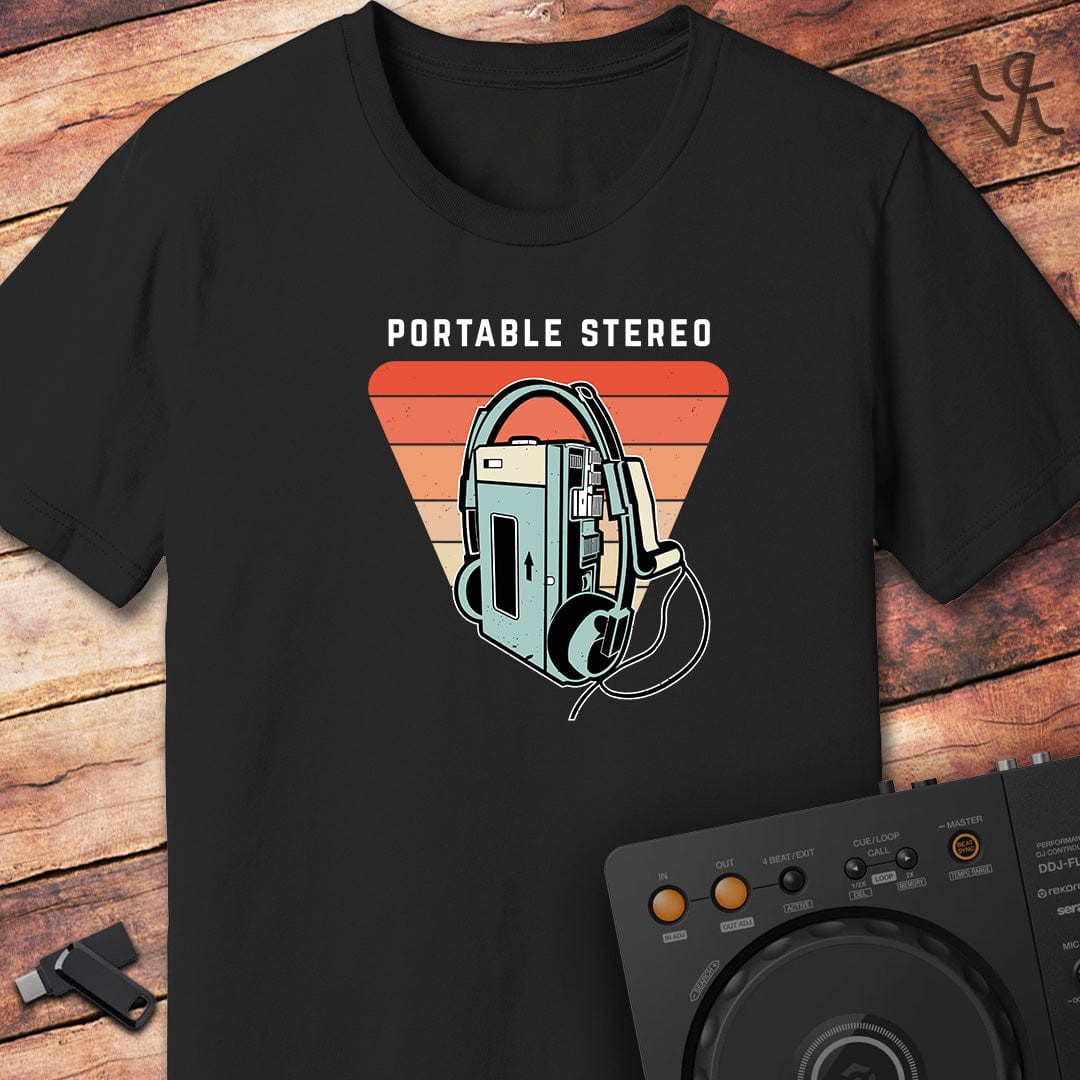 Portable Stereo DJ T-Shirt