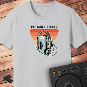 Portable Stereo DJ T-Shirt