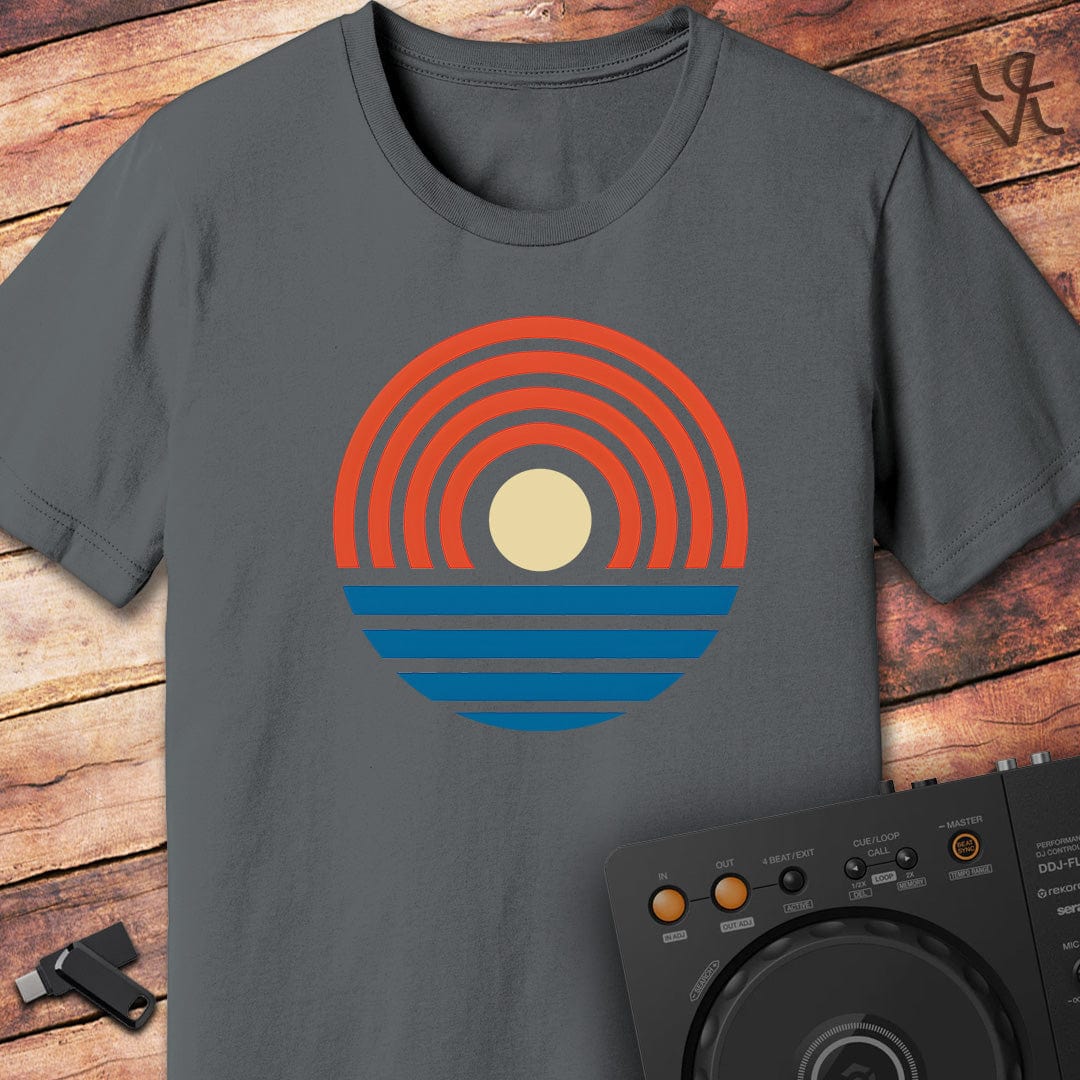 Retro Vinyl Sunset T-Shirt