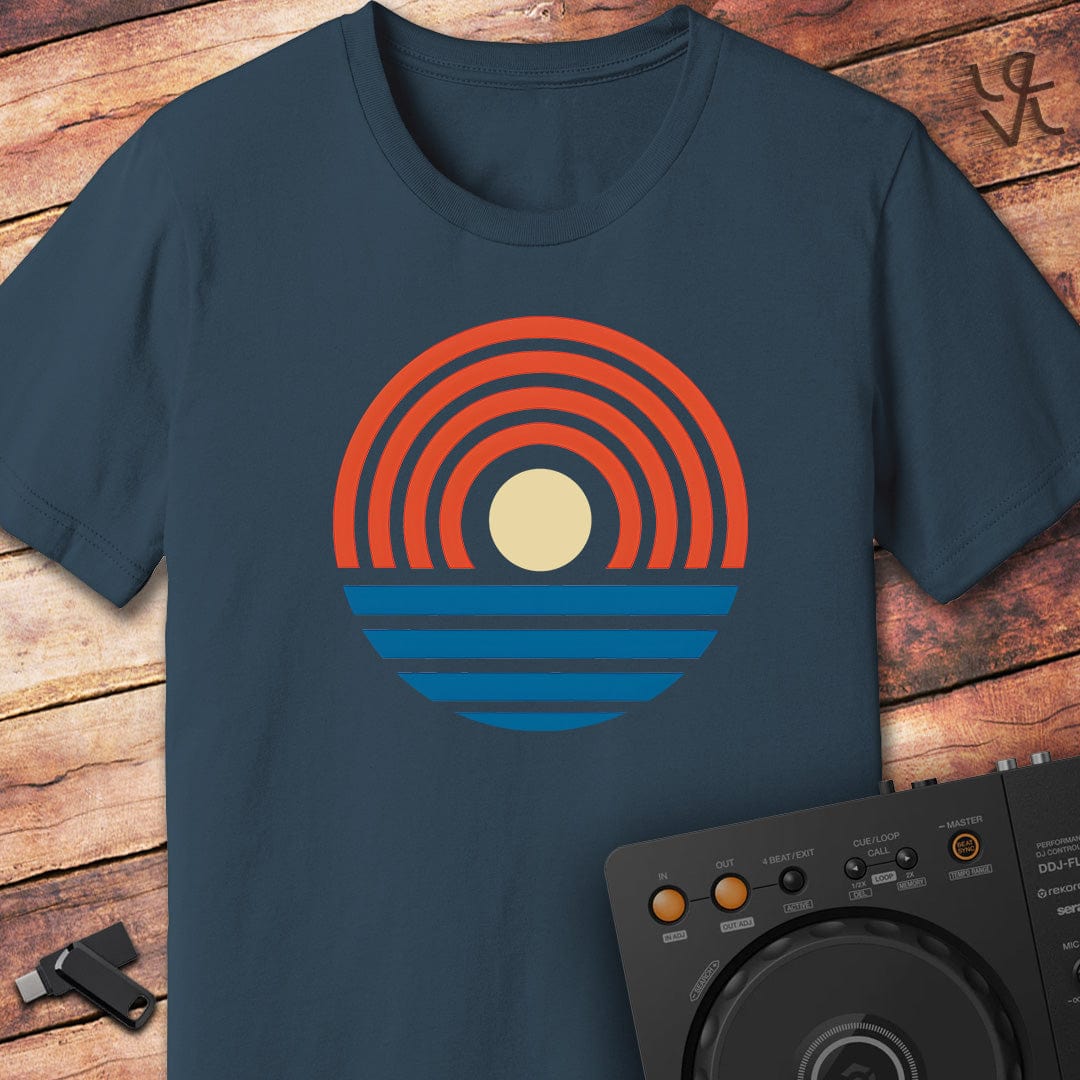 Retro Vinyl Sunset T-Shirt