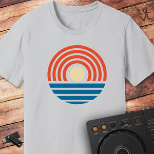 Retro Vinyl Sunset T-Shirt