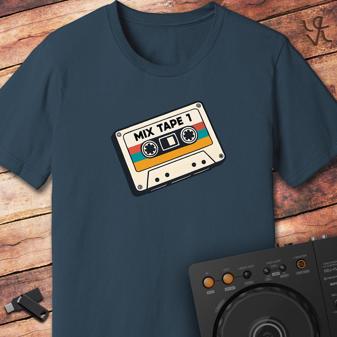 Vintage Cassette Mix Tape T-Shirt